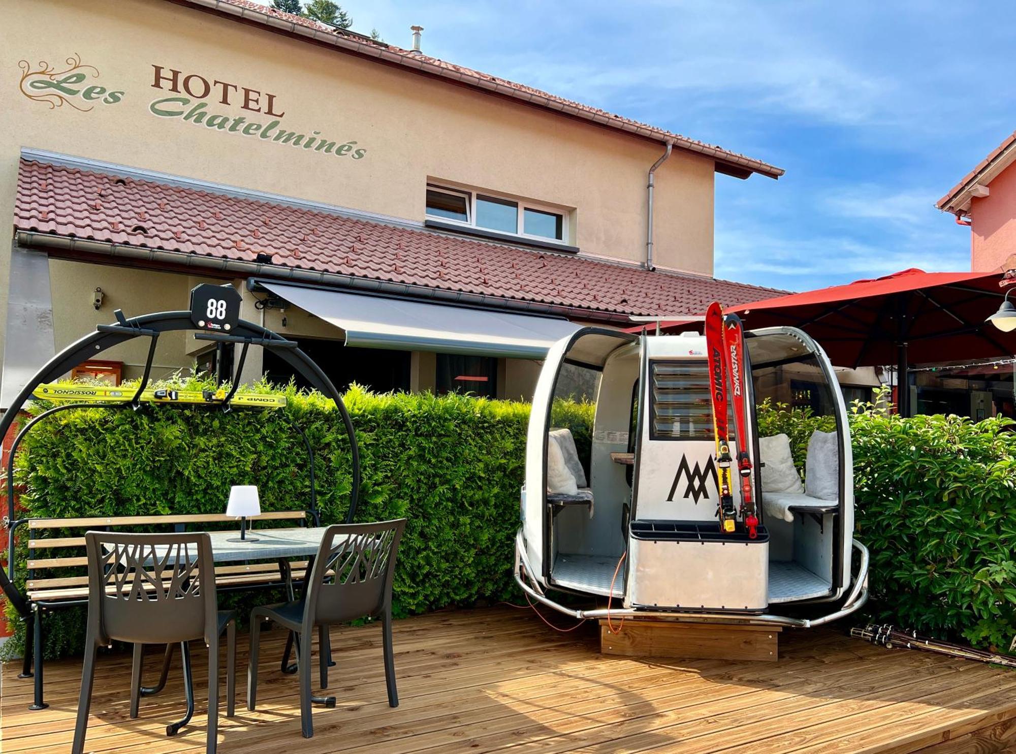 לה ברסה Logis Hotel, Chalets Et Restaurant Les Chatelmines מראה חיצוני תמונה