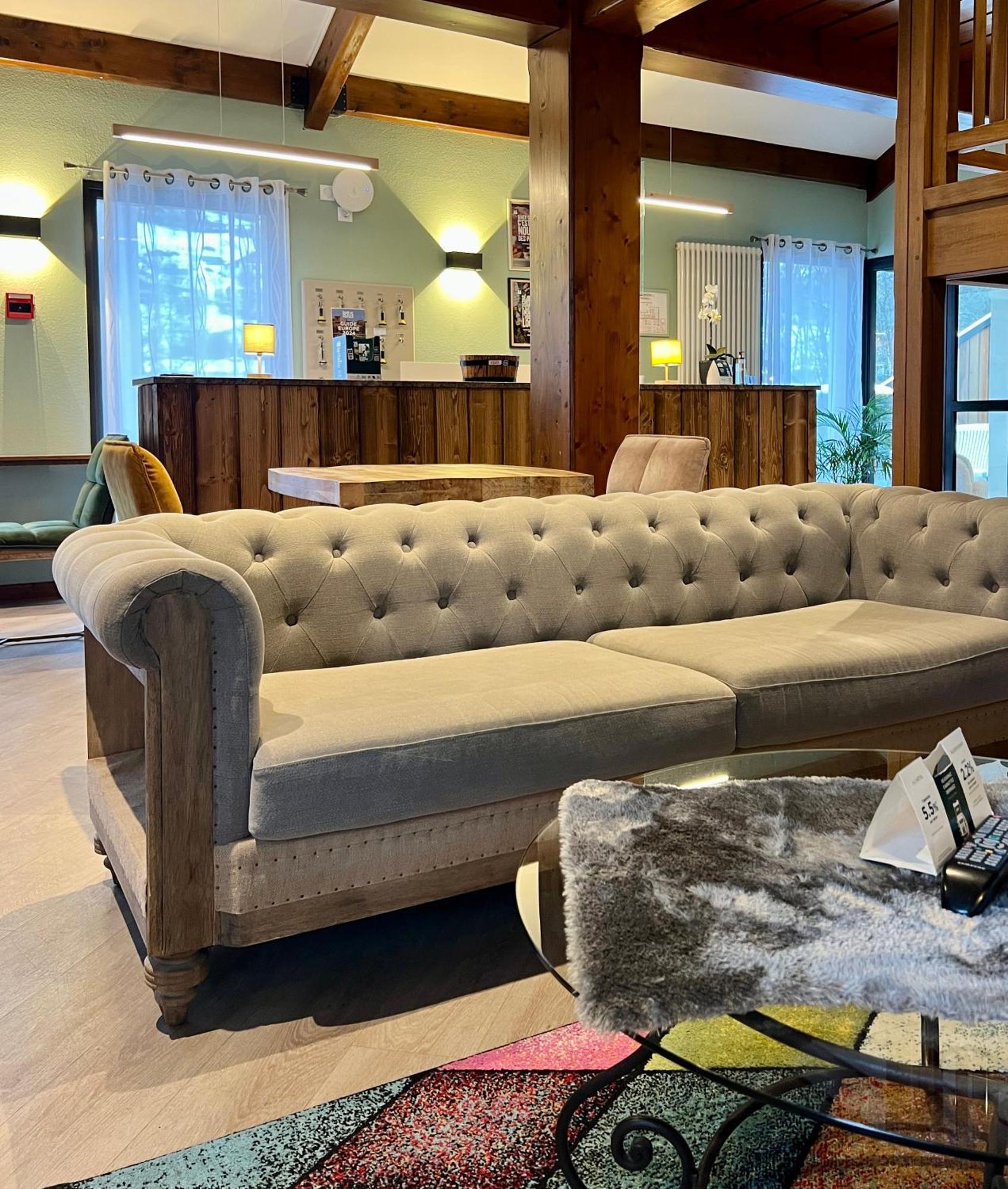 לה ברסה Logis Hotel, Chalets Et Restaurant Les Chatelmines מראה חיצוני תמונה